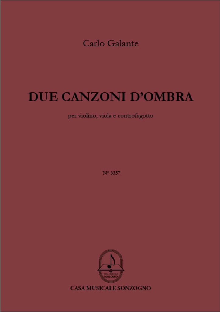 Due Canzoni D'ombra